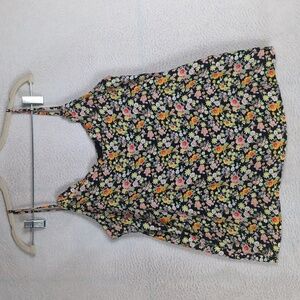 LOFT Women's Colorful Floral Spring Spaghetti Strap Tank Top‎ Size XS